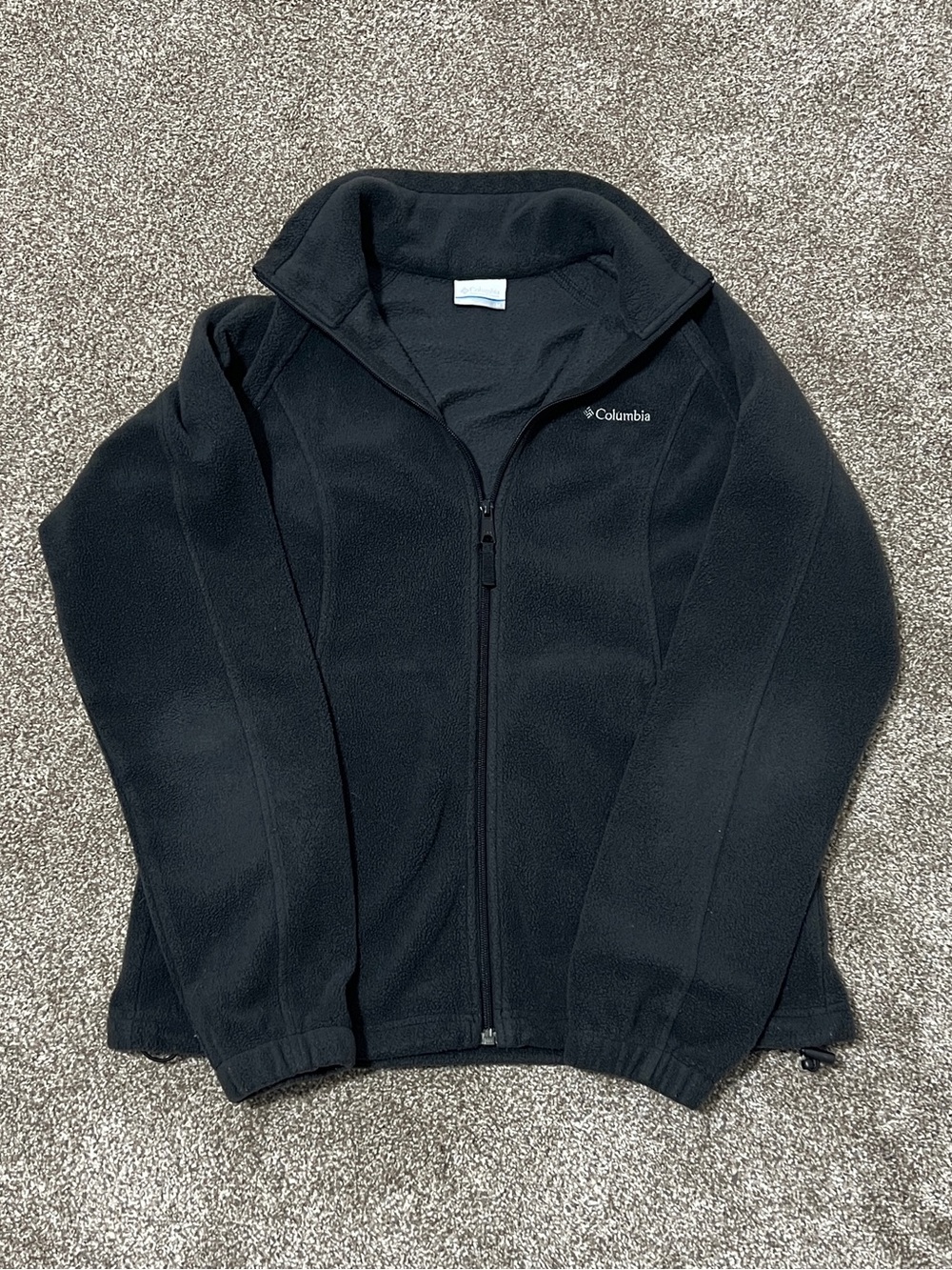 Columbia Kids' Black Full-Zip Fleece Jacket Medium